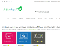 Tablet Screenshot of digitaldepot.com.mx