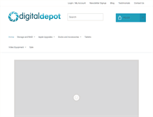 Tablet Screenshot of digitaldepot.co.za